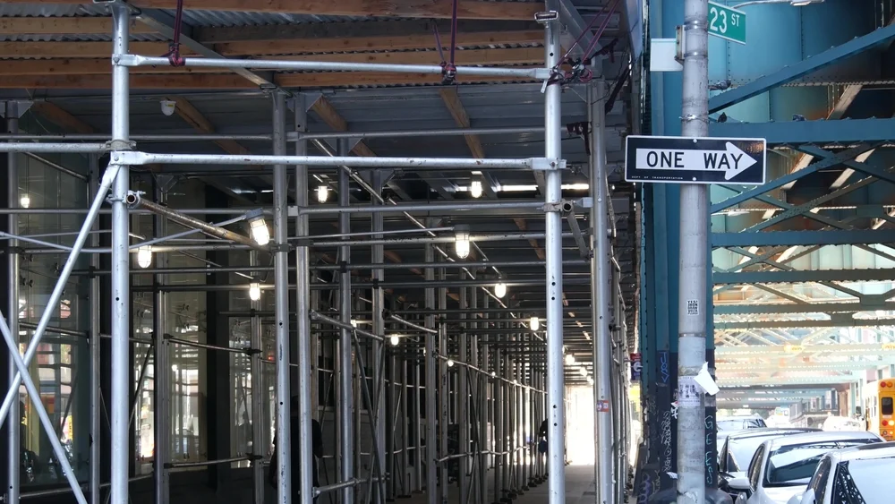 Scaffold in NYC